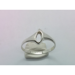 Zilver dames ring fantasie mt. 17½ - 3221200
