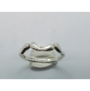 Zilver dames ring fantasie mt. 19 - 3221201