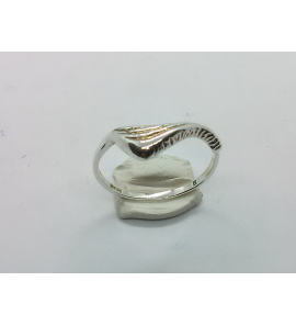 Zilver dames ring fantasie mt. 18¼ - 3221205