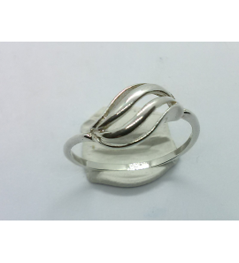 Zilver dames ring fantasie mt. 17 - 3221208