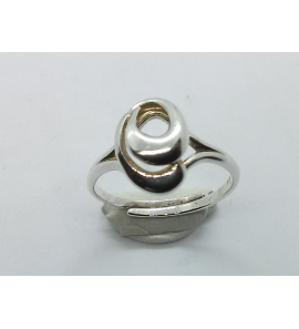 Zilver dames ring fantasie open scheen - 3221212