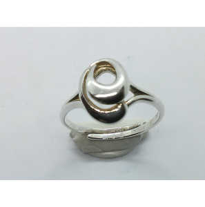 Zilver dames ring fantasie open scheen - 3221212