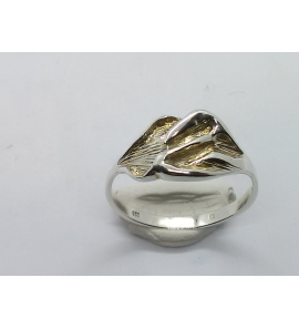 Zilver dames ring fantasie mt. 17¢ - 3221216