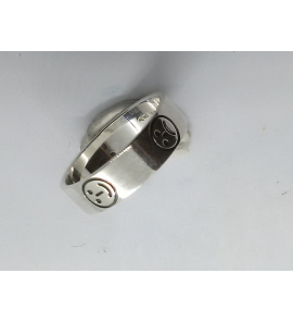 Zilver dames ring fantasie mt. 17½ - 3221219