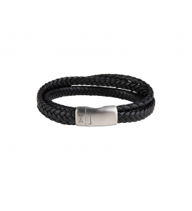Aze Juwels armband Iron Three Srtring Black 21 cm - 3221372