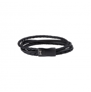 Aze Juwels armband Iron Four String Black-on-Black 19.5 cm - 3221376