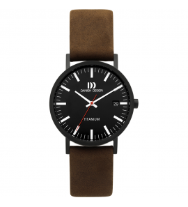 Danish Design Rhine heren titaan leer 3 atm. - 3221308