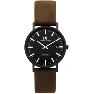 Danish Design Rhine heren titaan leer 3 atm. - 3221308