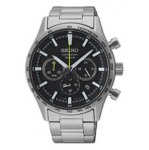 Seiko heren chrono new link hc bracelet zwart 100m wr - 3223841