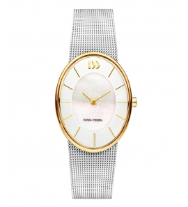 Danish Design Romo ovaal dames bicolour mechband 3 atm. - 3221312