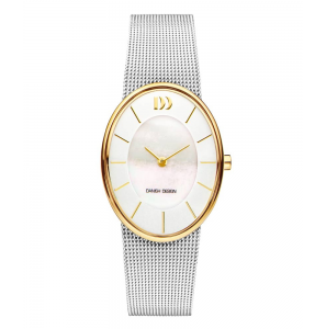 Danish Design Romo ovaal dames bicolour mechband 3 atm. - 3221312