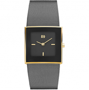 Danish Design Cindy dames staal zwart/goud mechband 3 atm. - 3221315