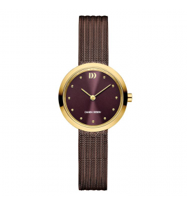 Danish Design Julia double/bruin mashband 3 atm. - 3221320