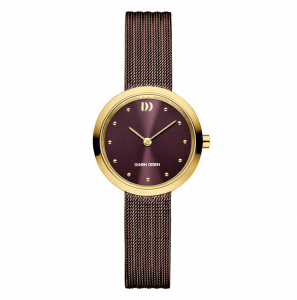 Danish Design Julia double/bruin mashband 3 atm. - 3221320