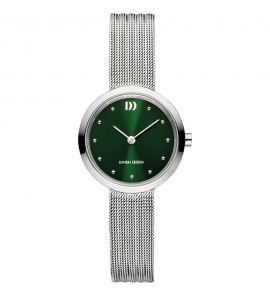 Danish Design Julia staal groen mashband 3 atm. - 3221321