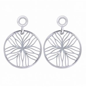 My  iMenso pair of pendent for creoli "line flower" - 3221362