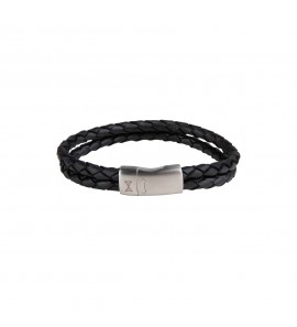 Aze Juwels armband Iron Double Shot Black 21 cm - 3221389