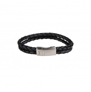 Aze Juwels armband Iron Double Shot Black 21 cm - 3221389
