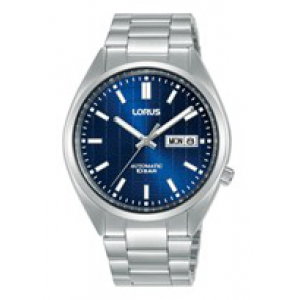 Lorus heren automaat ss bracelet blauw 100m wr - 3221542