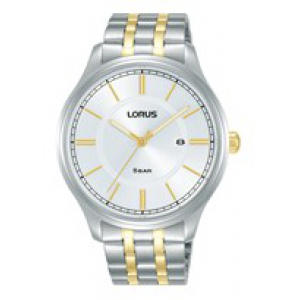 Lorus heren bicolour bracelet wit 50m wr - 3221547