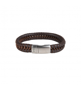Aze Juwels armband Twisted Wave Brown 21 cm - 3221395