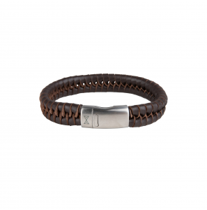 Aze Juwels armband Twisted Wave Brown 21 cm - 3221395