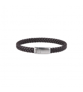 Aze Juwels armband Single Flat String Brown 21 cm - 3221396