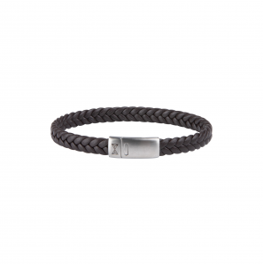 Aze Juwels armband Single Flat String Brown 21 cm - 3221396