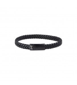 Aze Juwels armband Single Flat String Black-on-Black 21 cm - 3221397