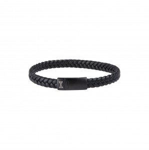Aze Juwels armband Single Flat String Black-on-Black 21 cm - 3221397