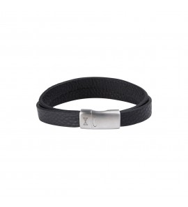 Aze Juwels armband Vintage Double Belt Black 19.5 cm - 3221401