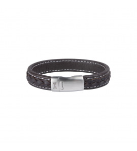 Aze Juwels armband Retro Wave Brown 21 cm - 3221405