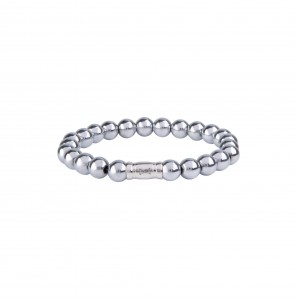 Aze Juwels armband Silver Mountain- 8 mm 17.5 cm - 3221429