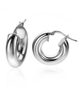 Zinzi zlv. oorringen glad 22x5.6 mm - 3221500