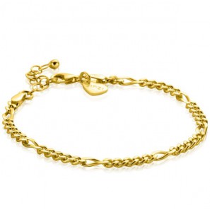 Zinzi zlv. armband figaro schakel 3.5 mm  gg.verg. - 3221520