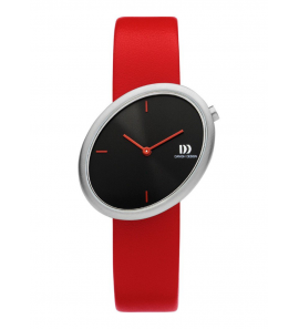 Danish Design Ellipse rood leer 3 atm. - 3221617
