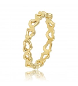 My Bendel Picolo ring met hartjes double mt 18 - 3221581