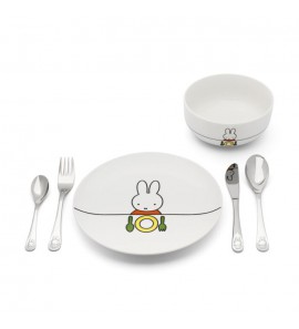 Servies set Nijntje porselijn/rvs 6 dlg. - 3221596