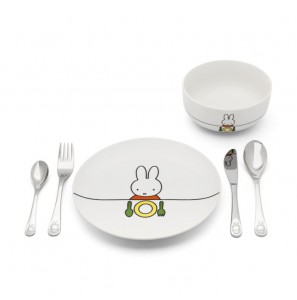 Servies set Nijntje porselijn/rvs 6 dlg. - 3221596