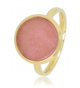 My Bendel Vita ring met roze rhodeniet goud mt 19 - 3221651
