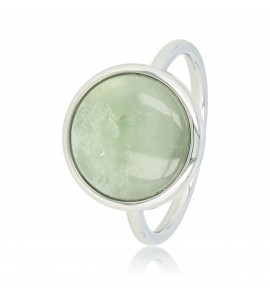My Bendel Vita ring met groene flourite zilver mt. 18 - 3221654