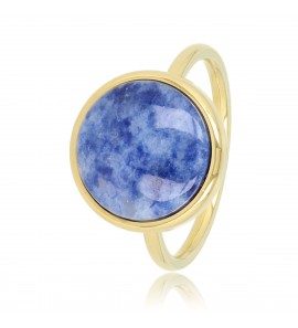 My Bendel Vita ring met lapiz Lazuli goud mt. 16 - 3221664