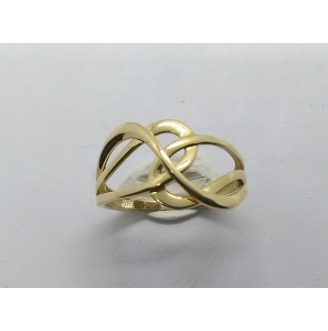 Goud dames ring fantasie mt. 17 - 3221844