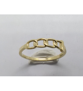 Goud dames ring fantasie mt. 18 - 3221847