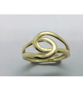 Goud dames ring fantasie mt. 17 - 3221851