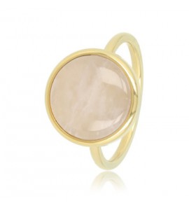 My Bendel Vita ring met rozenkwarts goud mt. 18 - 3221674