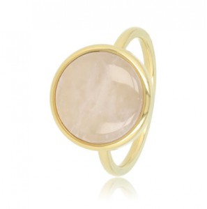 My Bendel Vita ring met rozenkwarts goud mt. 18 - 3221674