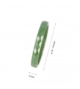 My Bendel Godina ring keramiek groen mt. 16 - 3221694