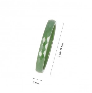 My Bendel Godina ring keramiek groen mt. 16 - 3221694