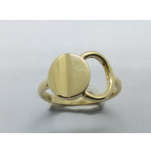 Goud dames ring fantasie mt. 17 - 3221849